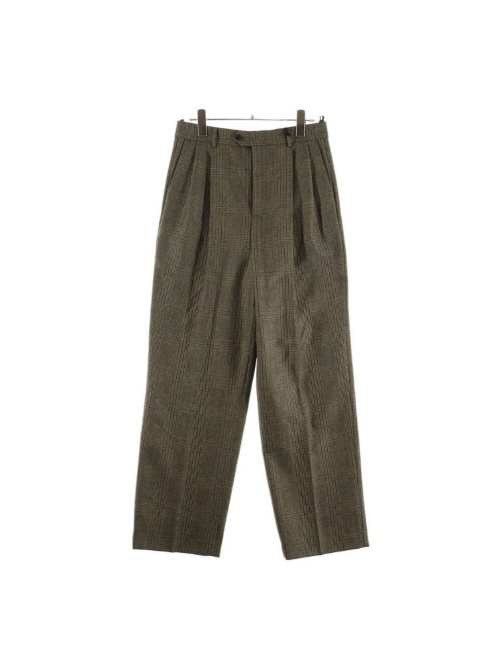 Celine Skate Pants Prince of Wales Check Brown